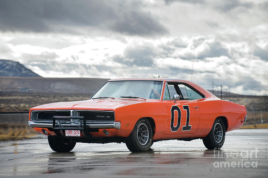 1969 Dodge Charger General Lee XP 29 from movie The Dukes of Hazzard  Photograph by Vladyslav Shapovalenko - Pixels Merch