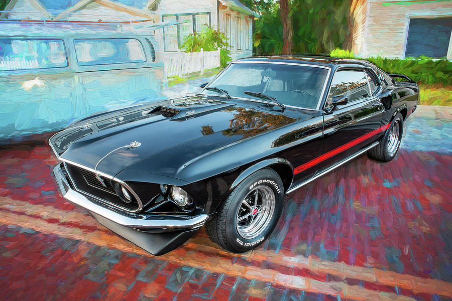 1969 Ford Mustang Mach 1 390 X103 Photograph by Rich Franco - Fine Art ...