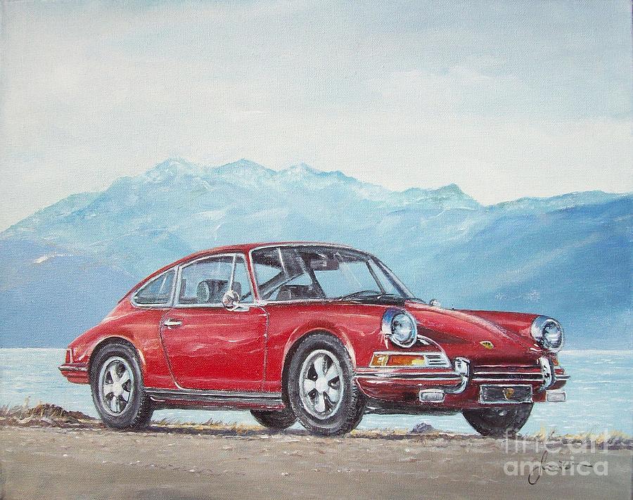 Automotive Painting - 1969 Porsche 911 2.0 S by Sinisa Saratlic