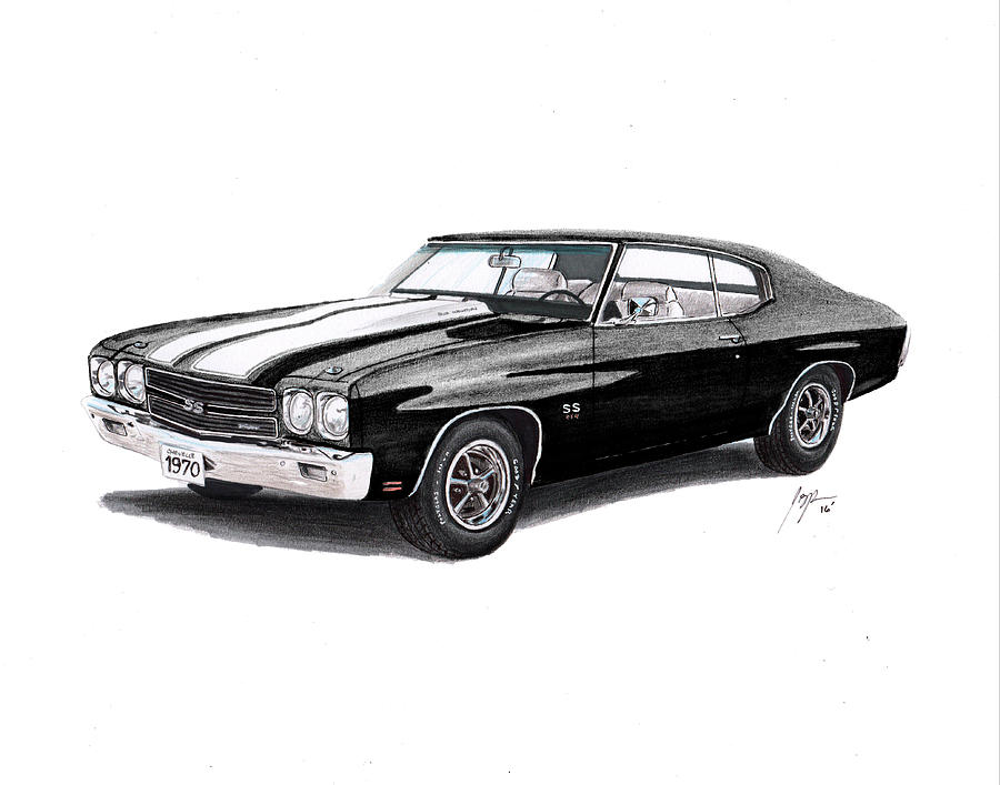 1970 Chevy Chevelle Drawing by Jason Bylsma - Pixels