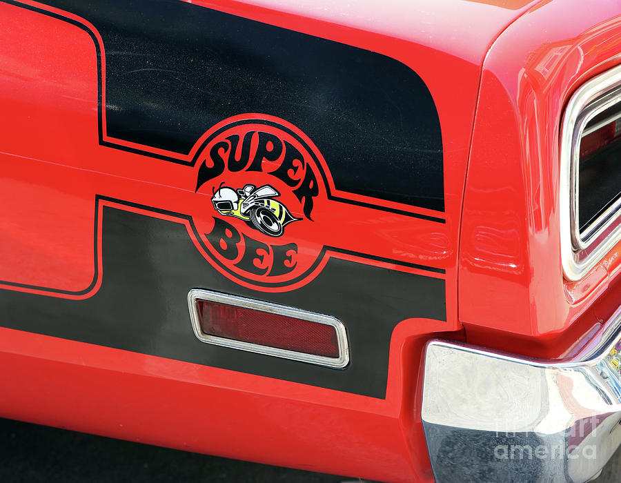 1970 Dodge Super Bee Emblem 8896 Photograph