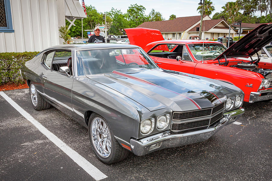  1970 Gray Chevy Chevelle 454 X150 X #1970 Photograph by Rich Franco