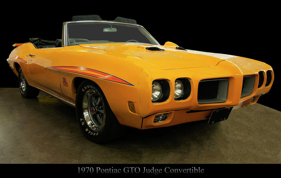 1970 Pontiac GTO Judge convertible Photograph by Flees Photos