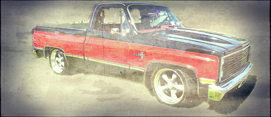 1984  Chevrolet Silverado 11722 Photograph by Cathy Anderson