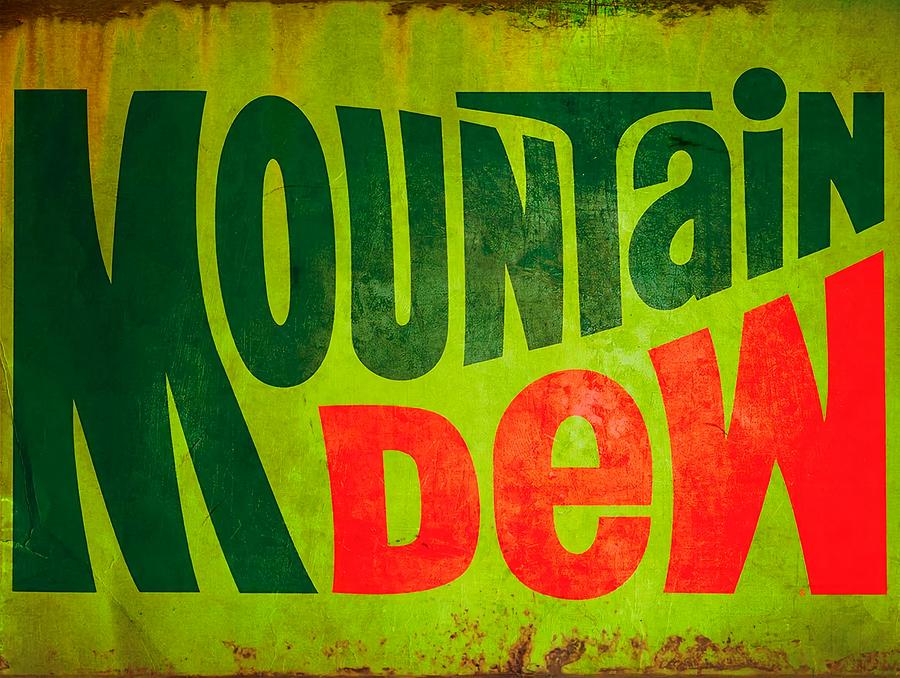 1970s Mountain Dew Logo Soda Pop Soft Drink Advertisement MGS279 Coffee Mug  by Cody Cookston - Pixels