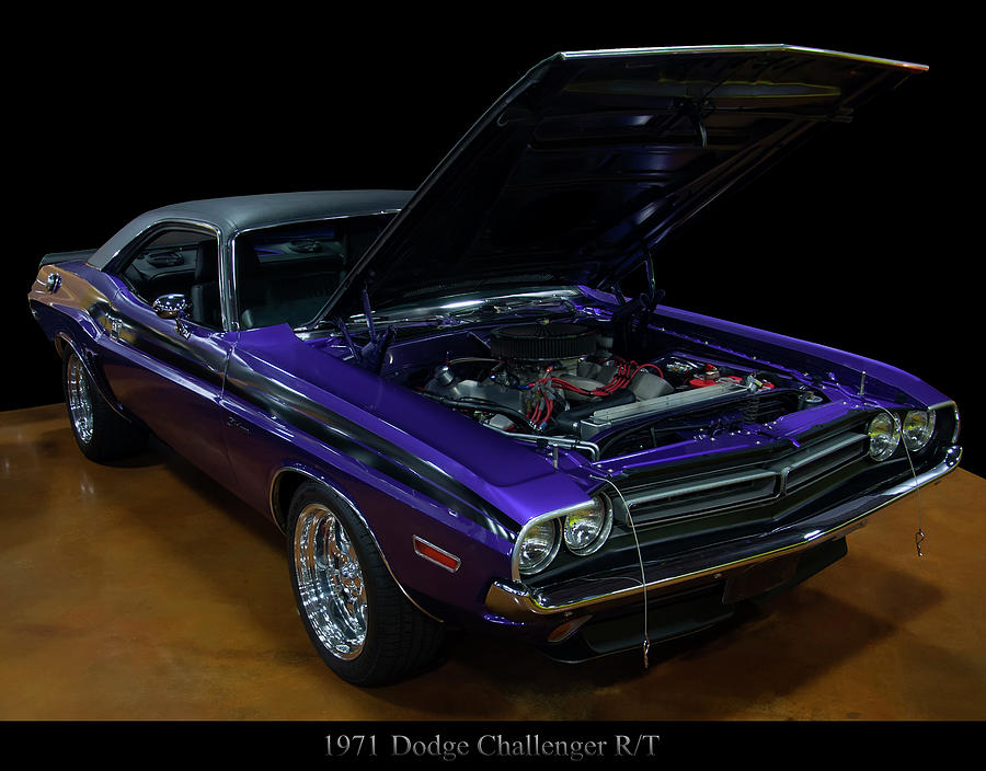 Car Photograph - 1971 Dodge Challenger by Flees Photos