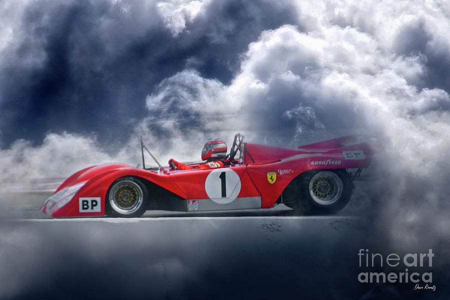 1971 Ferrari 312 Sparling CanAm Photograph by Dave Koontz