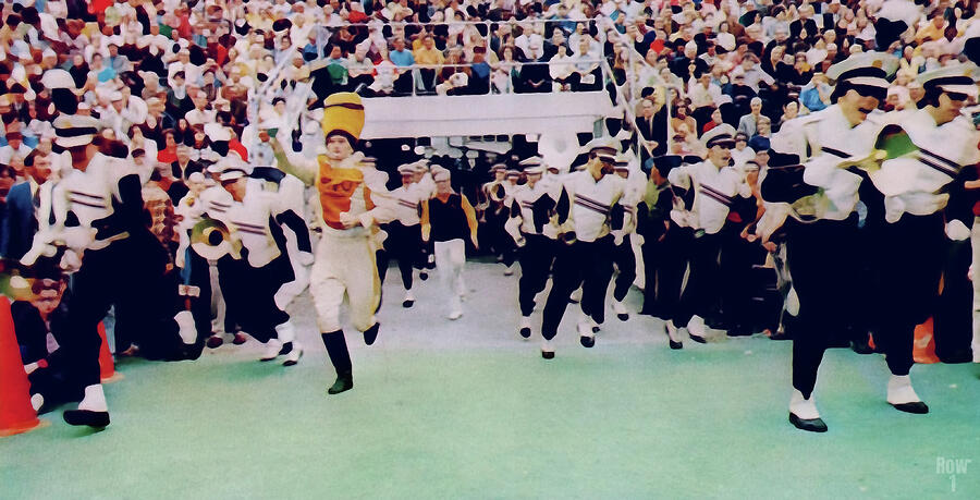 1971 Mountaineer Marching Band Mixed Media by Row One Brand