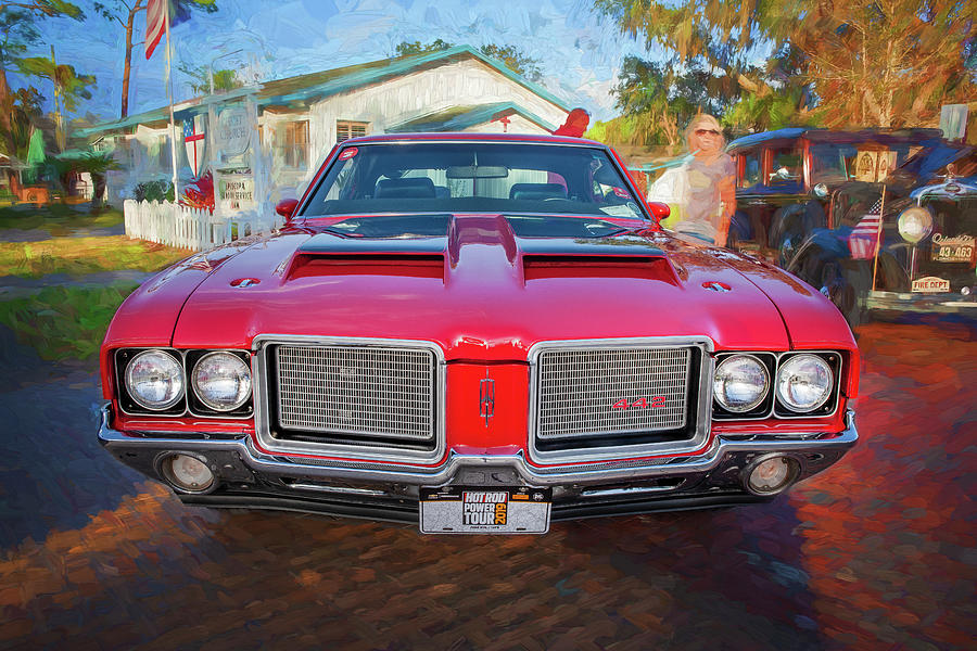 1971 Oldsmobile 442 W30 X106 Photograph by Rich Franco