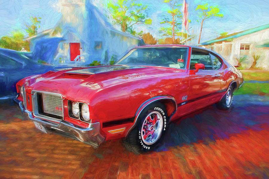 1971 Oldsmobile 442 W30 X108 Photograph by Rich Franco