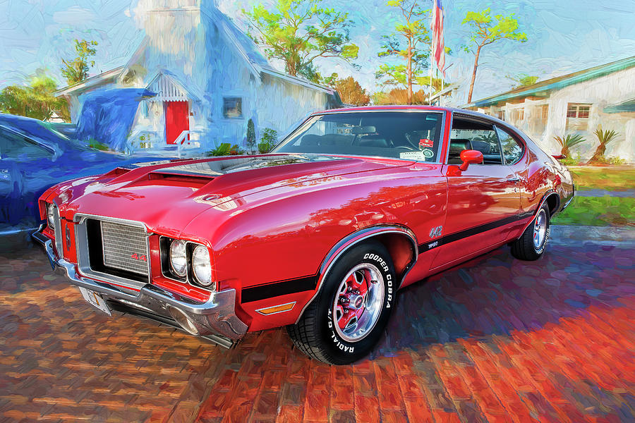1971 Oldsmobile 442 W30 X110 Photograph by Rich Franco