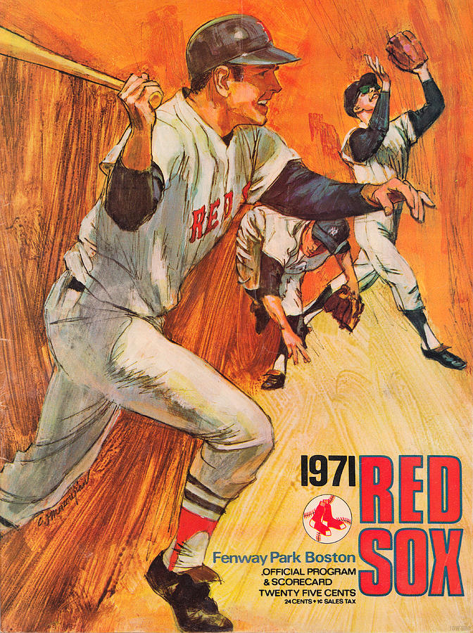 1971 Red Sox Mixed Media by Row One Brand