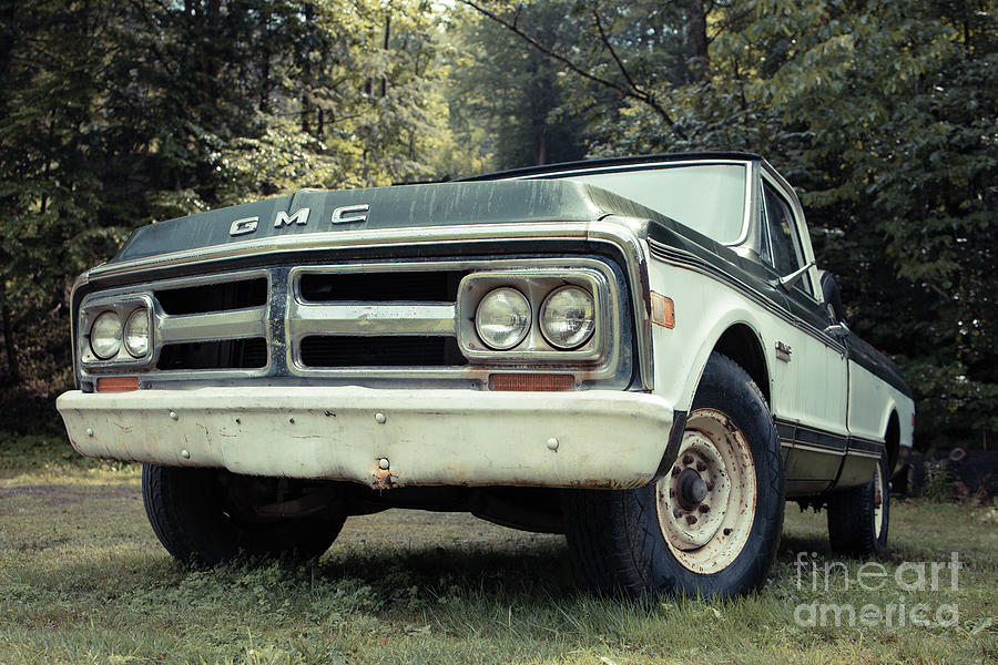 1971 Vintage GMC Pickup Truck Photograph by Edward Fielding
