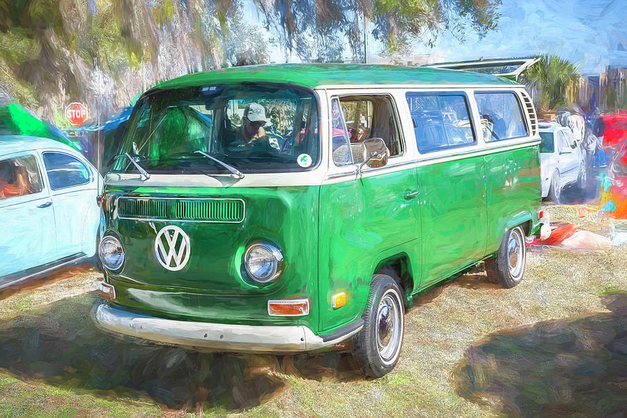 1971 Volkswagen Bus Transporter X101 Photograph by Rich Franco