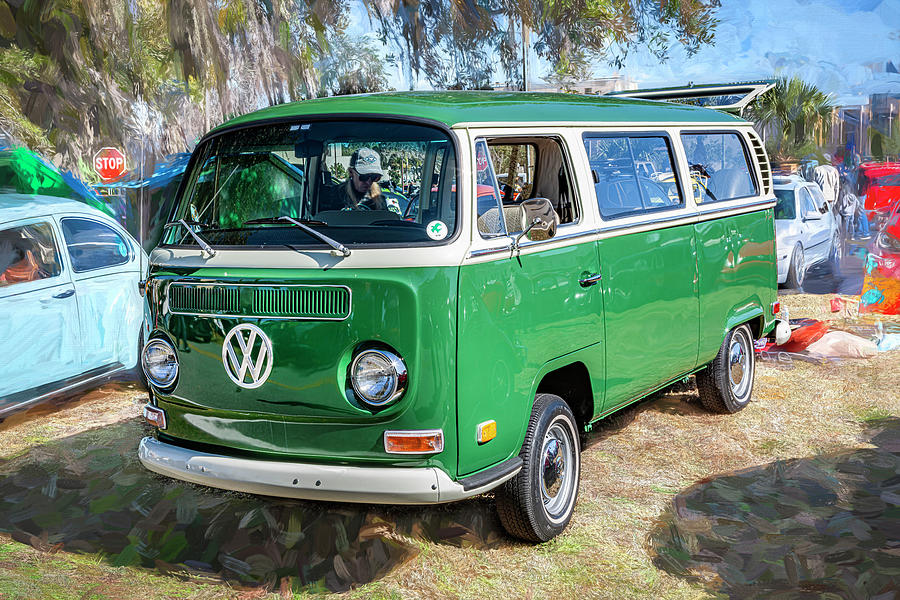 1971 Volkswagen Bus Transporter X103 Photograph by Rich Franco