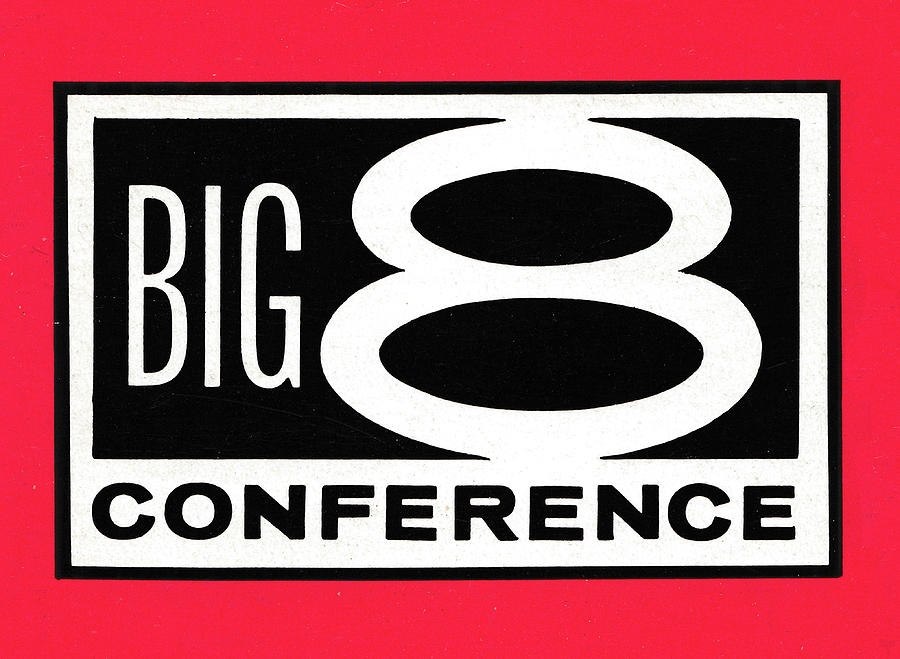 1972 Big Eight Conference Art Mixed Media by Row One Brand