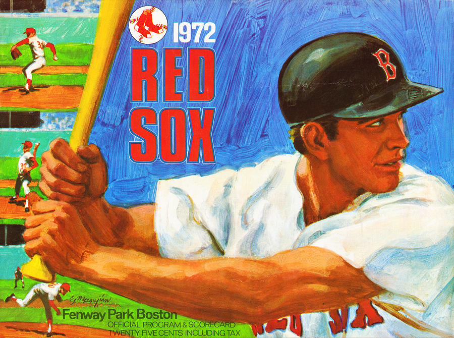 1972 Boston Red Sox Mixed Media by Row One Brand