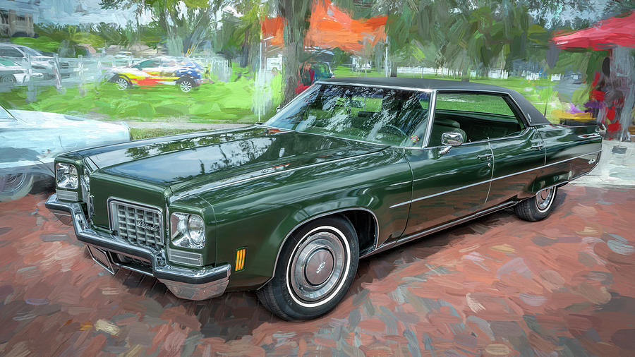 1972 Dark Green Oldsmobile 98 HArdtop X118 Photograph by Rich Franco 1972 Dark Green Oldsmobile 98 HArdtop X118 Photograph by Rich Franco