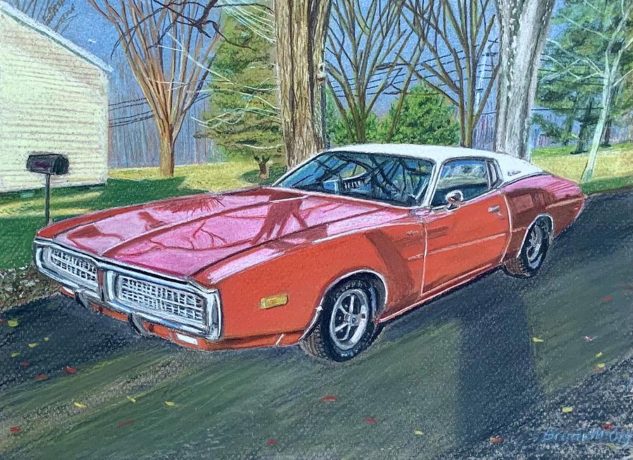 1972 Dodge Charger SE Pastel by Bryan Ory