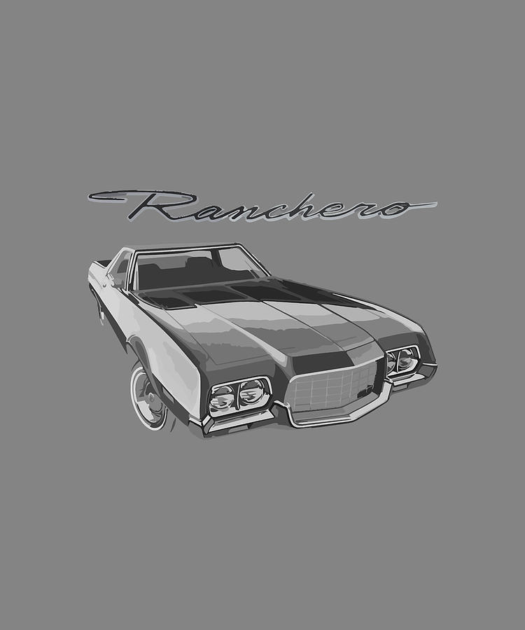 1972 Ford Ranchero Digital Art by Kha Dieu Vuong - Fine Art America