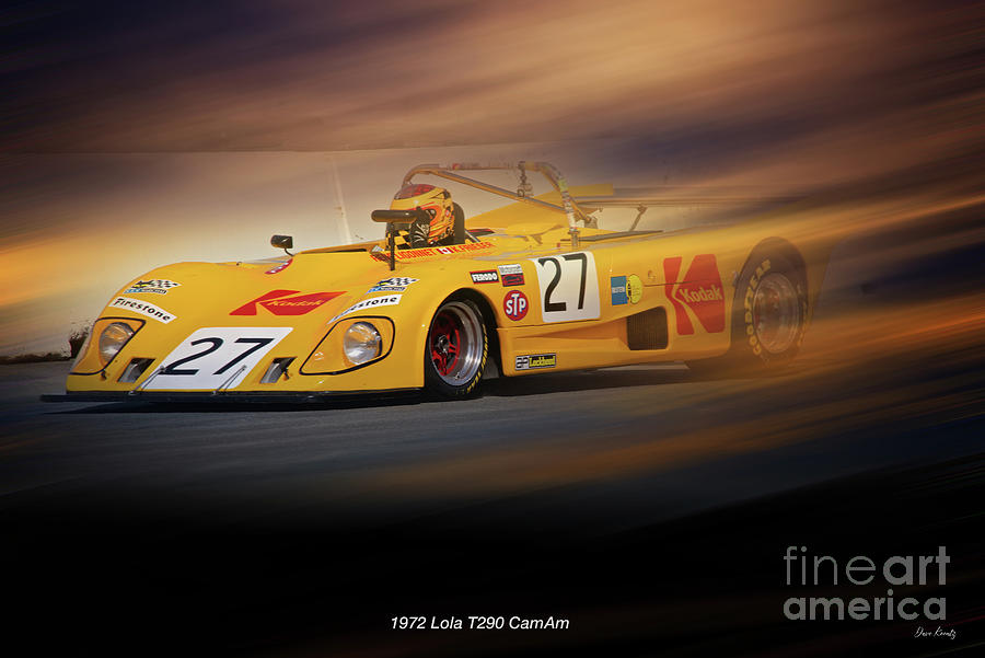 1972 Lola T290 Can Am Photograph by Dave Koontz