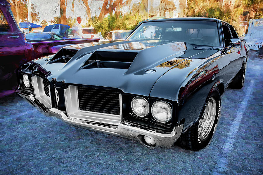 1972 Oldsmobile 442 X128  Photograph by Rich Franco