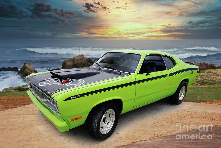 1972 Plymouth Duster 340 Photograph by Dave Koontz