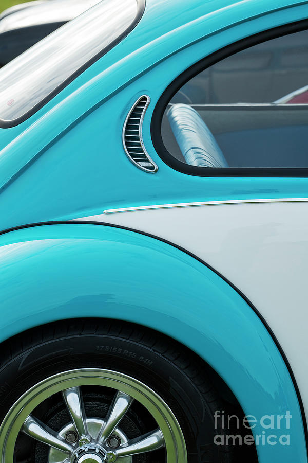 1972 VW Beetle Close Up Photograph by Tim Gainey