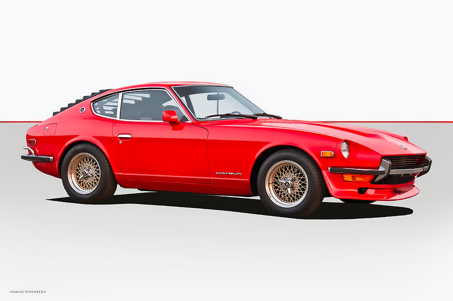 1973 Datsun 260Z Poster Painting by James Miller | Pixels