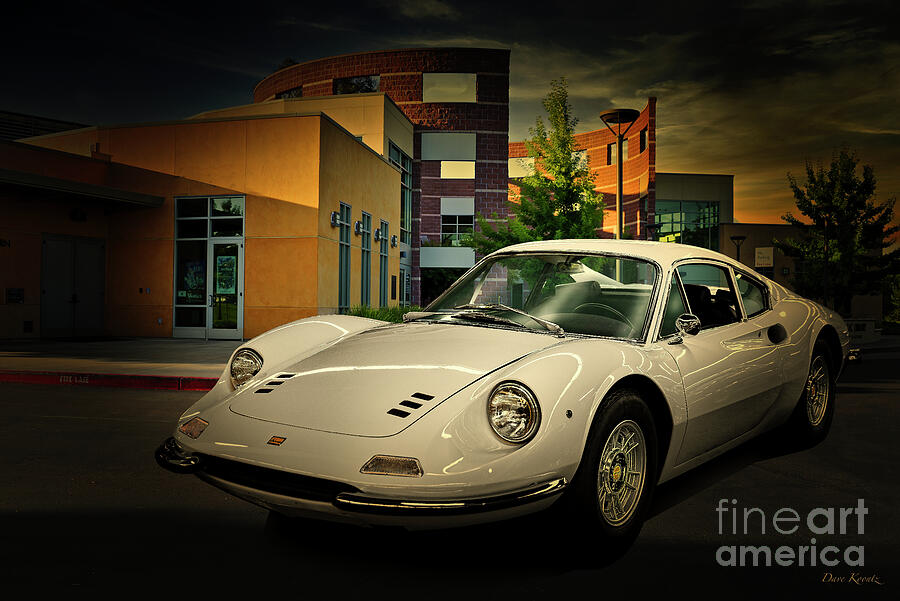 1973 Dino Ferrari 248GT Photograph by Dave Koontz - Pixels