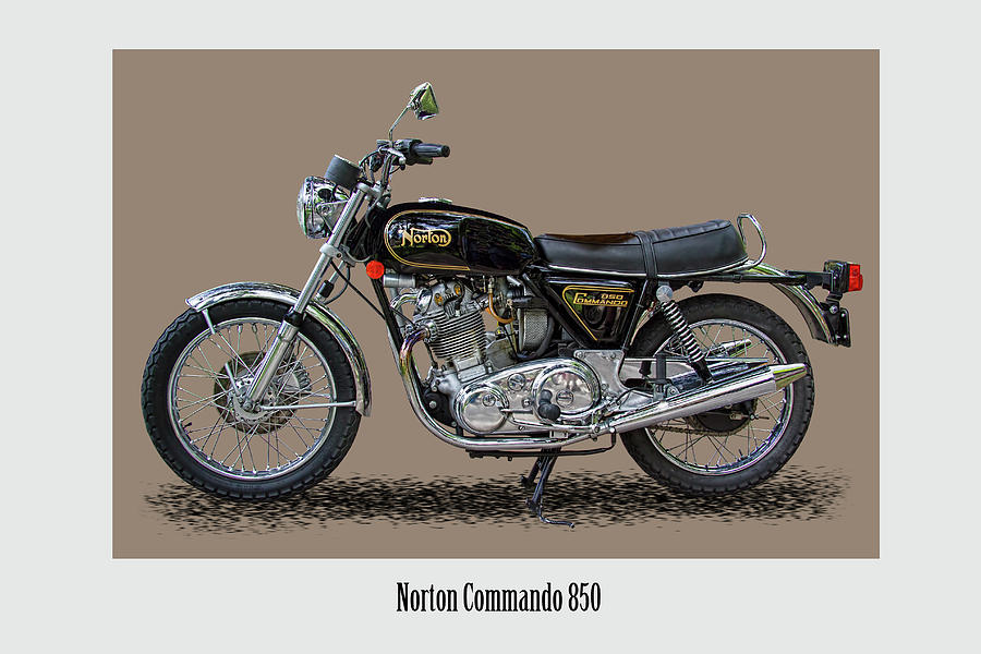 1973 Norton Commando Motorcycle 088 Photograph By Nick Gray - Fine Art ...