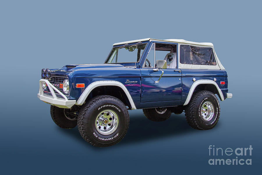 Vintage Photograph - 1976 Ford Bronco by Nick Gray
