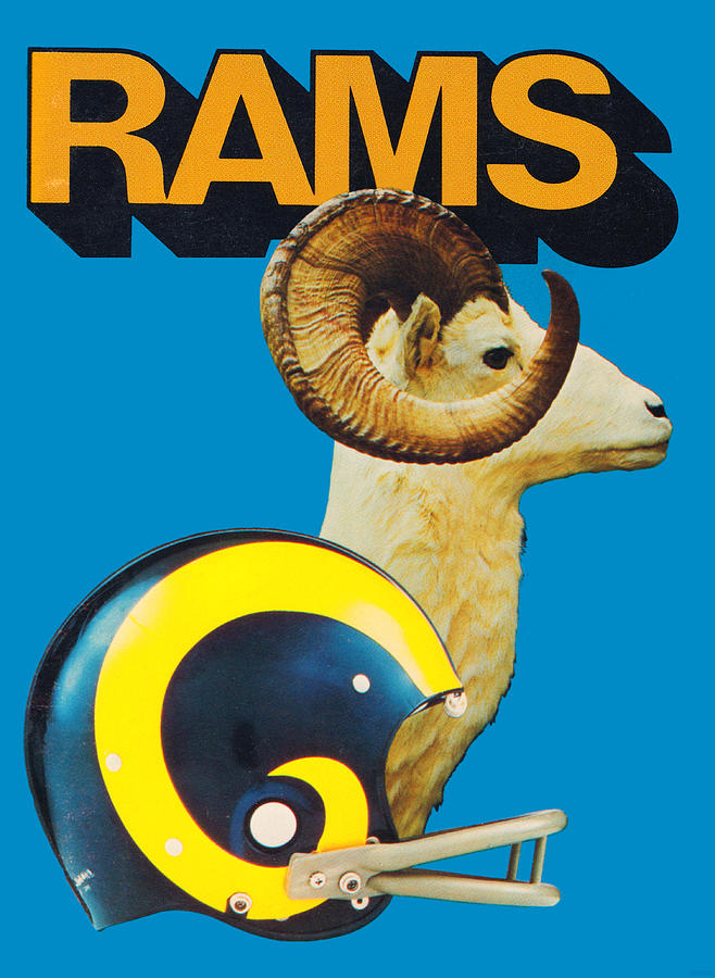 1976 LA Rams Mixed Media by Row One Brand