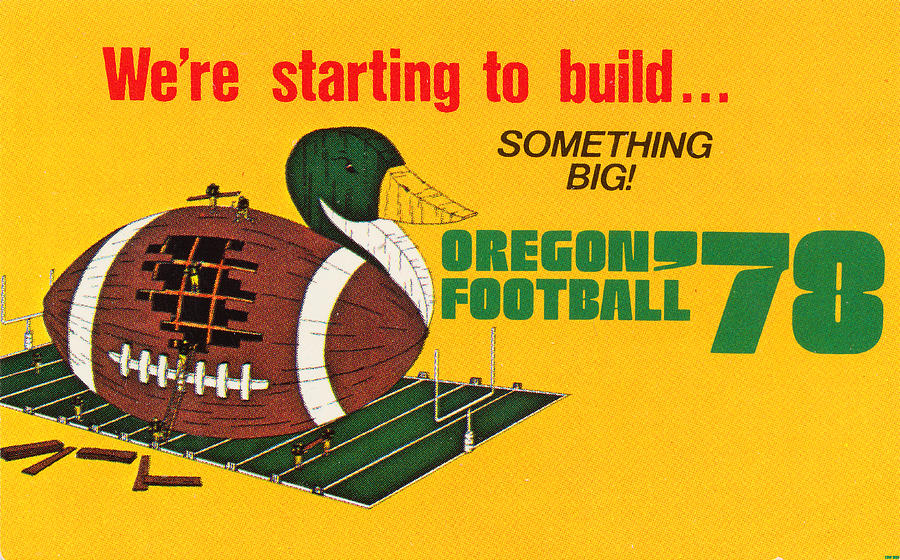 1978 Oregon Football Mixed Media by Row One Brand