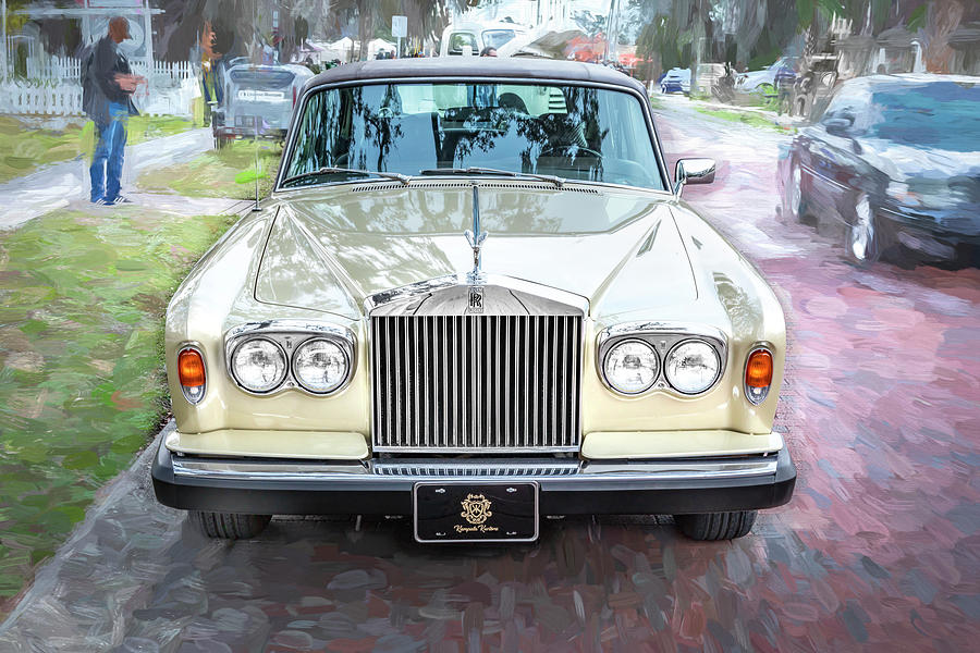 1978 Tan Rolls Royce Silver Wraith X113 Photograph by Rich Franco