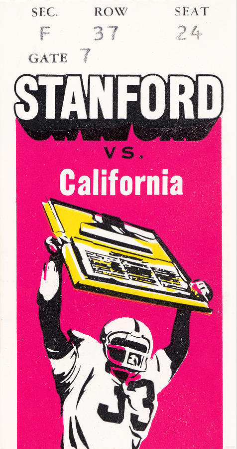 1979 Cal vs. Stanford Mixed Media by Row One Brand