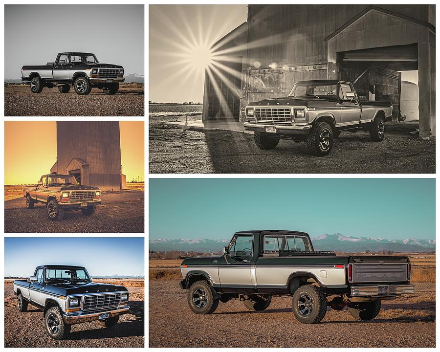 1979 Ford F150 Custom Collage Photograph