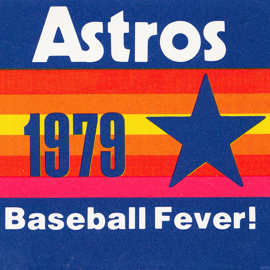 1979 Houston Astros Baseball Fever Mixed Media by Row One Brand