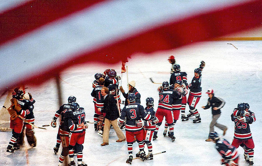 1980 Olympic Hockey Miracle On Ice Team Photograph by Russ Considine