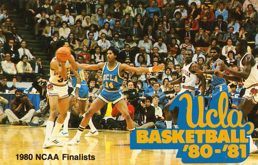 1980 UCLA Basketball Mixed Media by Row One Brand