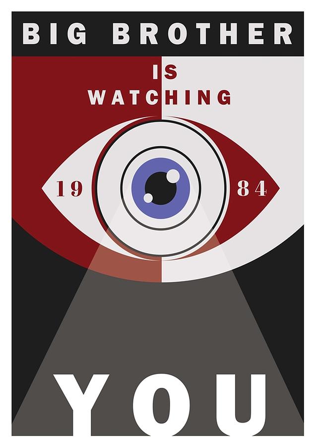 1984 Big Brother Poster Digital Art By Kailani Smith 