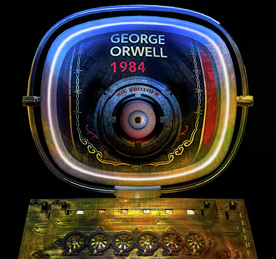 1984 George Orwell Digital Art by Michael Cleere