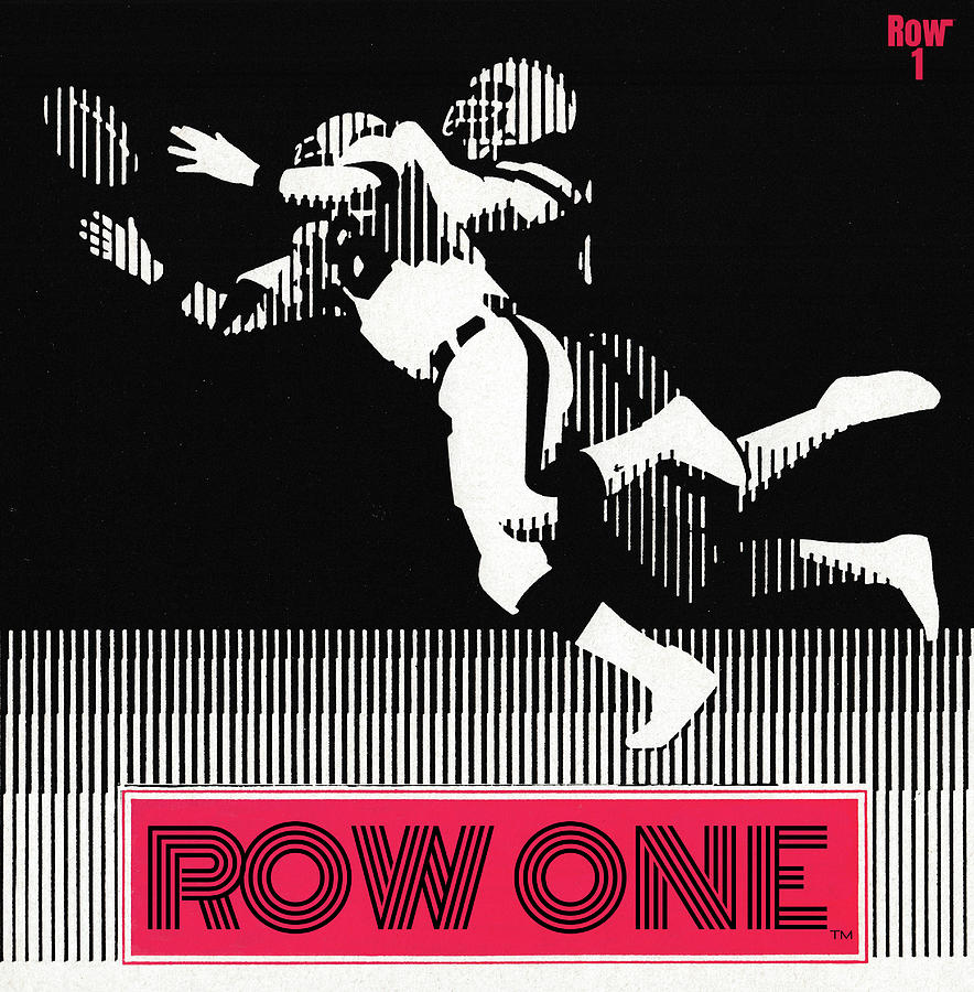 1984 Row One Football Mixed Media by Row One Brand