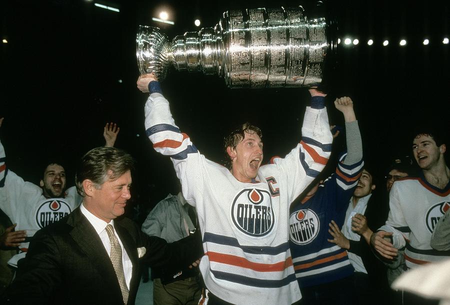 1984 Stanley Cup Finals - Game 5: New York Islanders v Edmonton Oilers Photograph by Focus On Sport