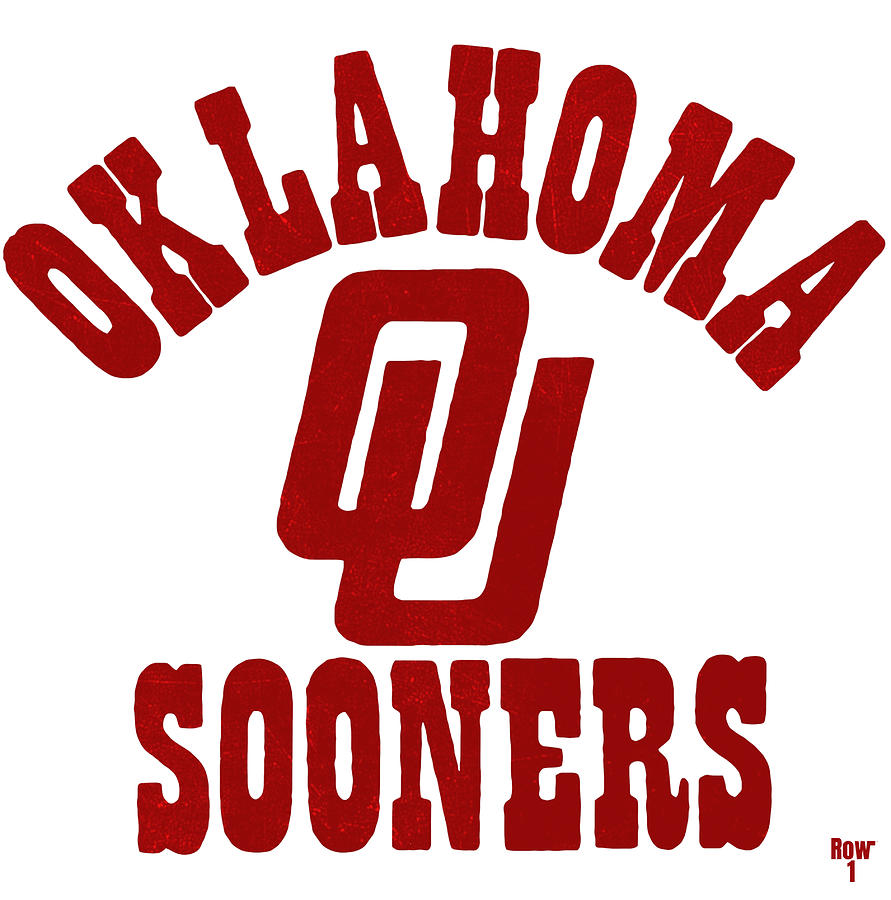 1985 Oklahoma OU Sooners Art  Mixed Media by Row One Brand