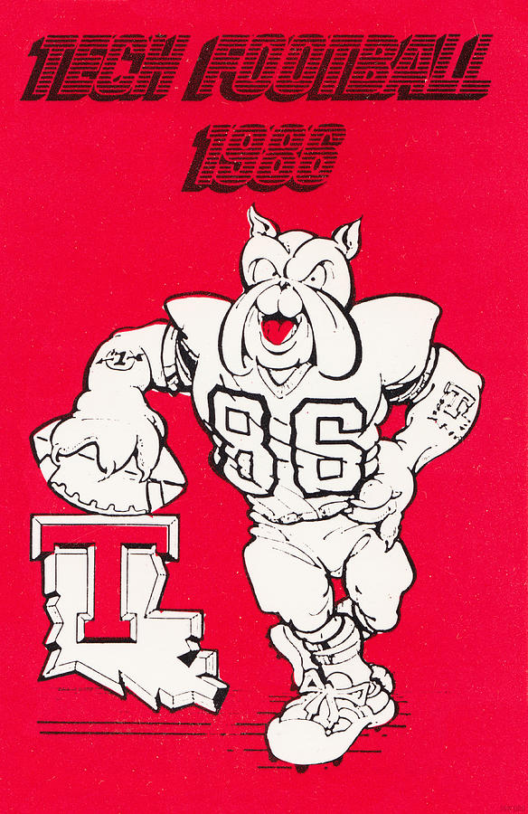 1986 Louisiana Tech Football Mixed Media by Row One Brand