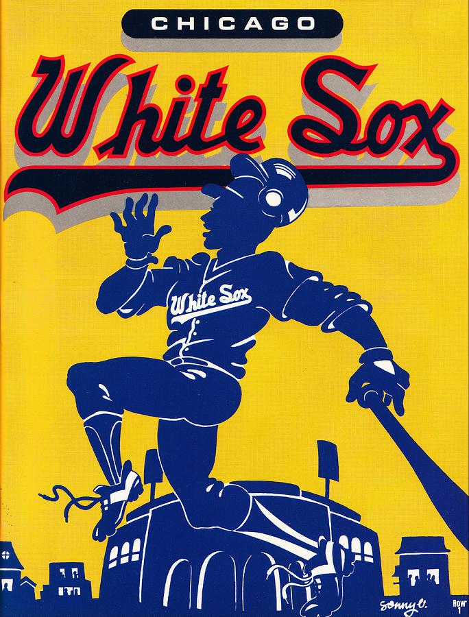 1987 Chicago White Sox Poster Mixed Media by Row One Brand