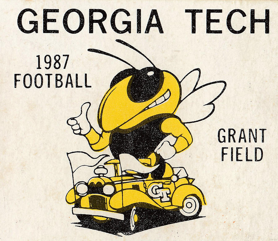 1987 Georgia Tech Football Mixed Media by Row One Brand