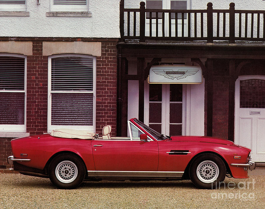 1988 Aston Martin Volante Poster Photograph by Retrographs