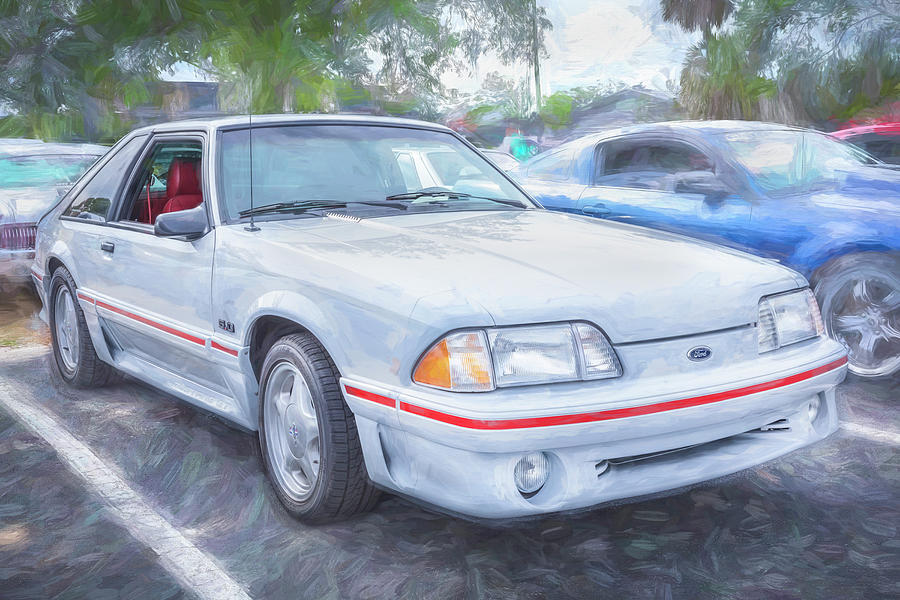 1988 Ford Mustang GT 5.0 Hatchback X100 Photograph by Rich Franco